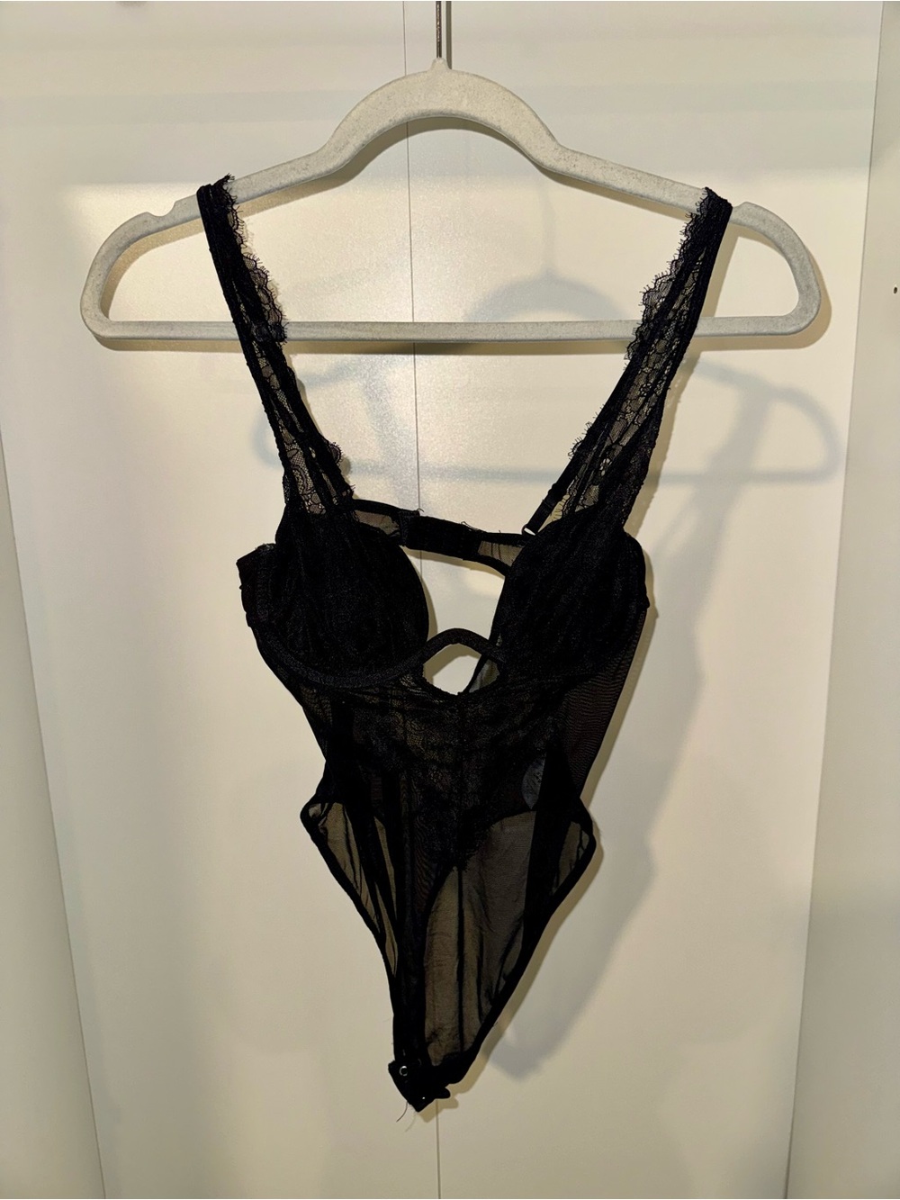 🖤Garage Nüe Black Lace Corset Bodysuit - XS